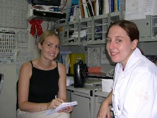 Karina Graham interviewing Miss Victoria Harkup
