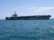 Abe Lincoln at anchor of Fremantle W.A.